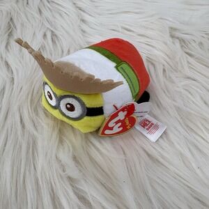 TY Beanie Boos Teeny Tys 4" DAVE Minion‎ Tourist Despicable Me 3 Stackable Plush